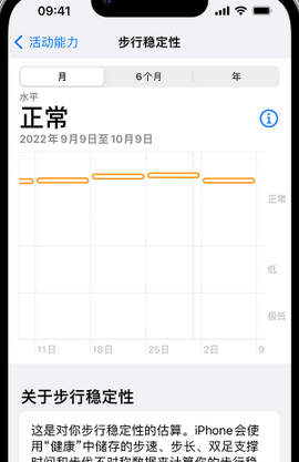 竹山iPhone手机维修如何在iPhone开启'步行稳定性通知'