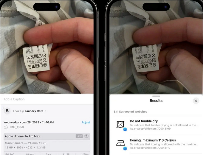 竹山苹果售后维修店分享iOS17看图查询功能有多大用处 