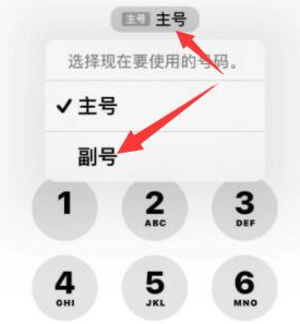 竹山苹果14维修店分享iPhone 14 Pro Max使用副卡打电话的方法 