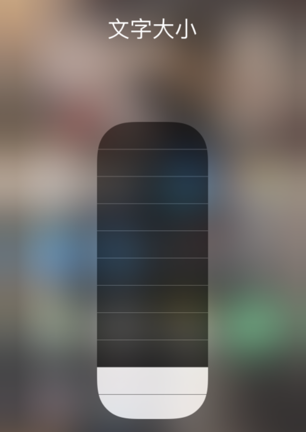 竹山苹果手机维修分享小技巧：在 iPhone 控制中心快速调节字体大小 
